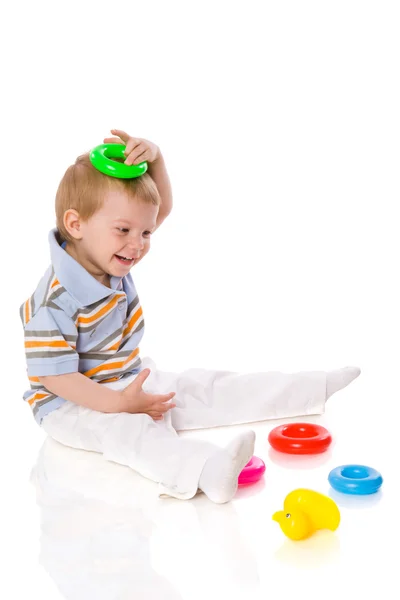 Αγόρι που παίζει — Φωτογραφία Αρχείου