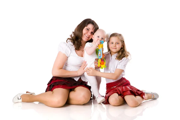 Mother with daughters — Stock Photo, Image