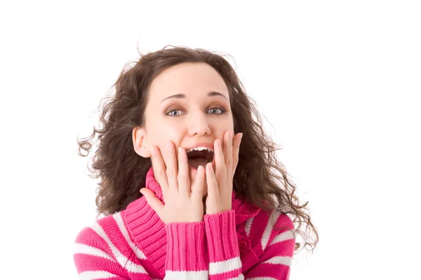 Excited girl — Stock Photo, Image