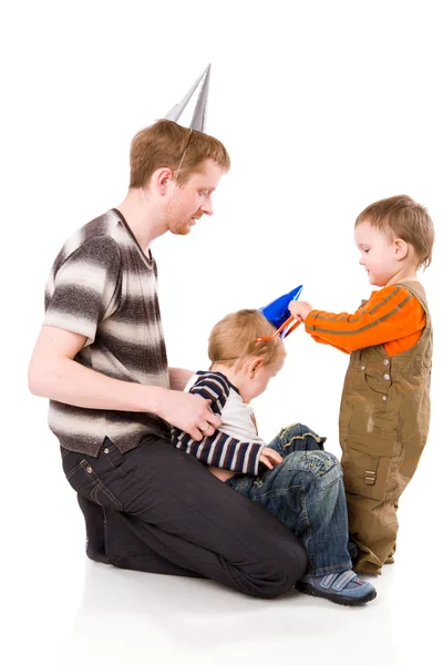 stock image Father and sons