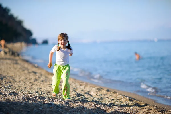 Corriendo en la playa — Foto de Stock
