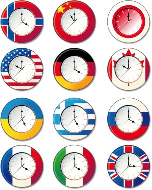 Watch, at which the flags clipart