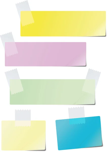 Colored paper — Stock Vector