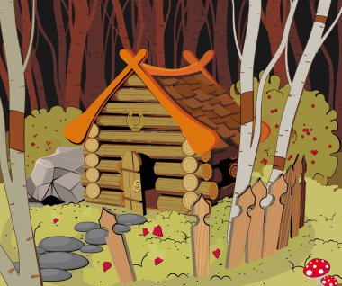 Little House in the Forest clipart