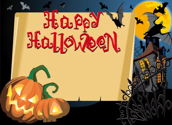 Happy halloween картки — стоковий вектор