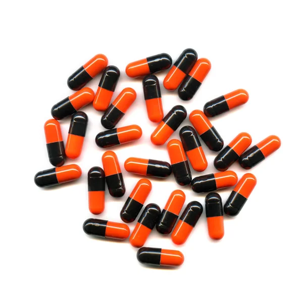 Pills over white background — Stock Photo, Image