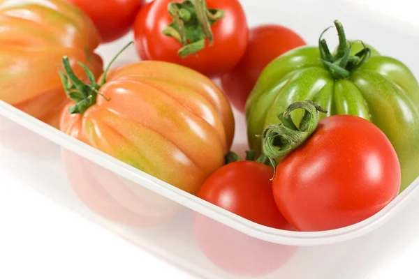 Red And Green Tomatoes — Stock Photo, Image