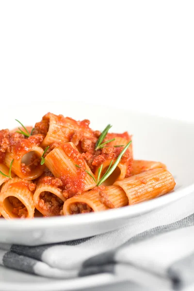 Italiensk pasta och sås — Stockfoto
