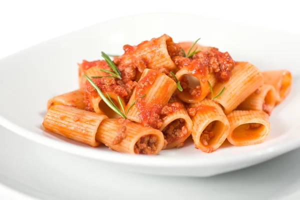 Italian Pasta and Sauce — Stock Photo, Image