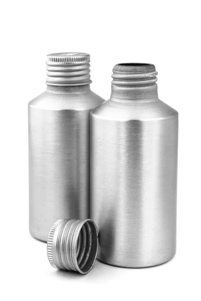 灰色の金属ボトル — ストック写真