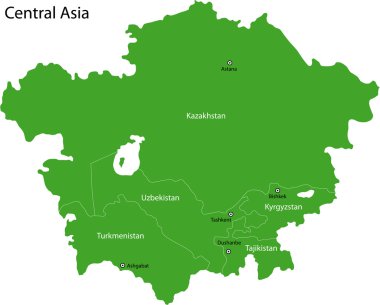 Central Asia clipart