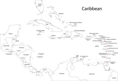 Karayipler Haritası