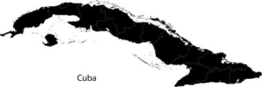 Cuba map clipart