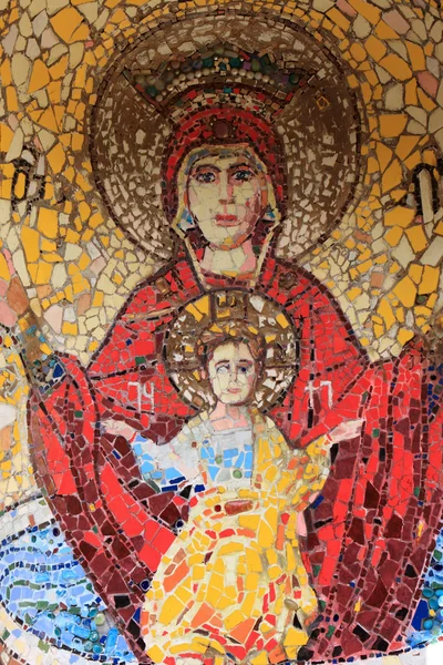 Ortodox freskó a falon — Stock Fotó