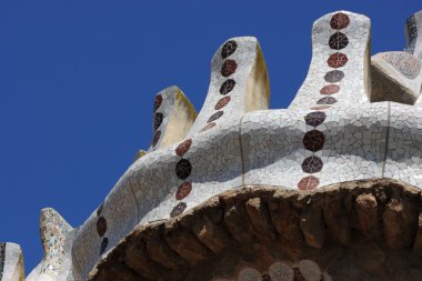 park guell mozaik duvar