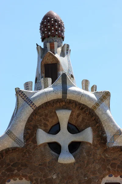 Башня в парке Гуэль — стоковое фото