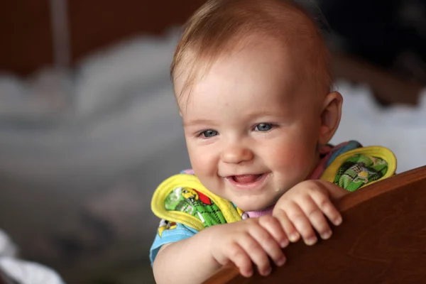 Happy baby at home — Stock Photo, Image