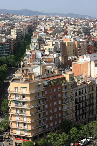 Vue sur le quartier résidentiel de Barcelone — Photo