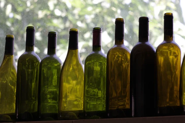 Eight bottles — Stock Photo, Image
