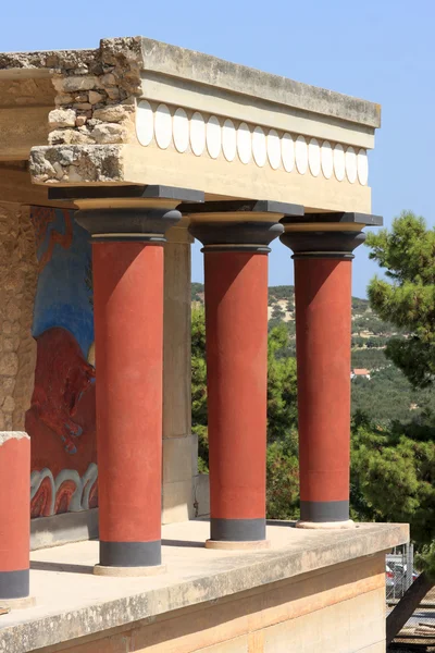 Руїни на Knossos — стокове фото