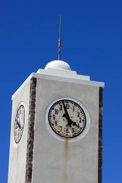 Topo da torre do relógio — Fotografia de Stock