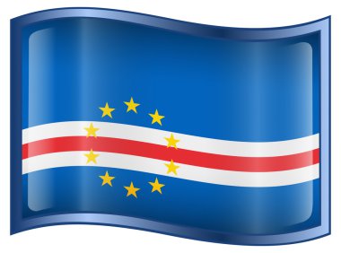 Cape Verde Flag icon. clipart