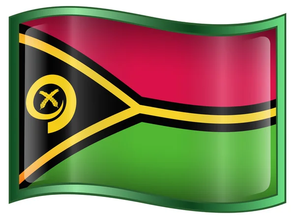 Ikona příznaku Vanuatu. — Stockový vektor