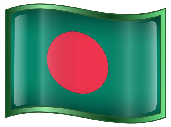 Ícone da bandeira de Bangladesh . — Vetor de Stock