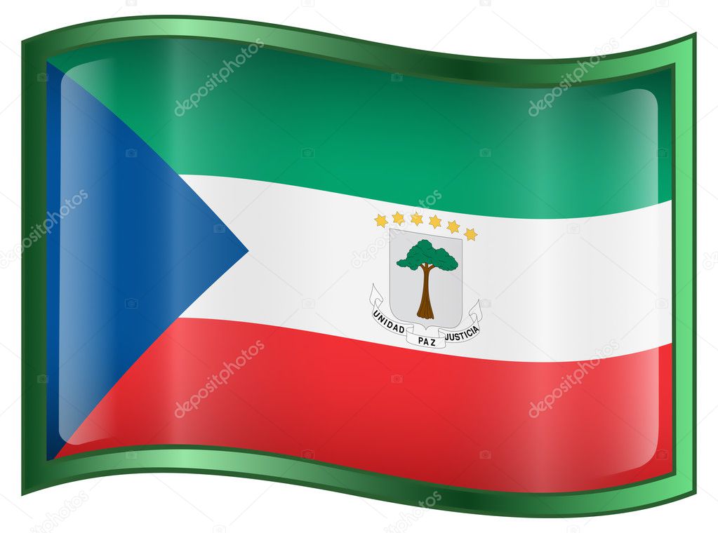 Equatorial Guinea Flag icon.