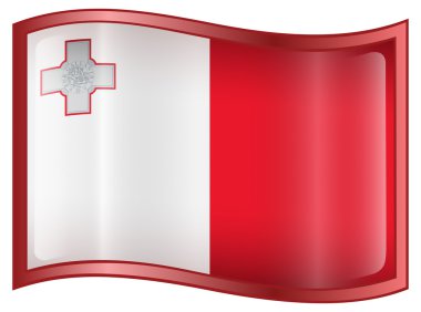 Maltese Flag icon. clipart