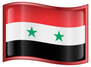 Syrian Flag icon. clipart