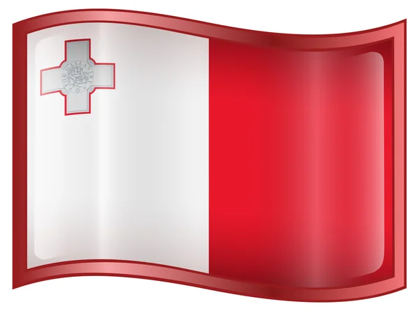 Maltese Flag icon. — Stock Vector