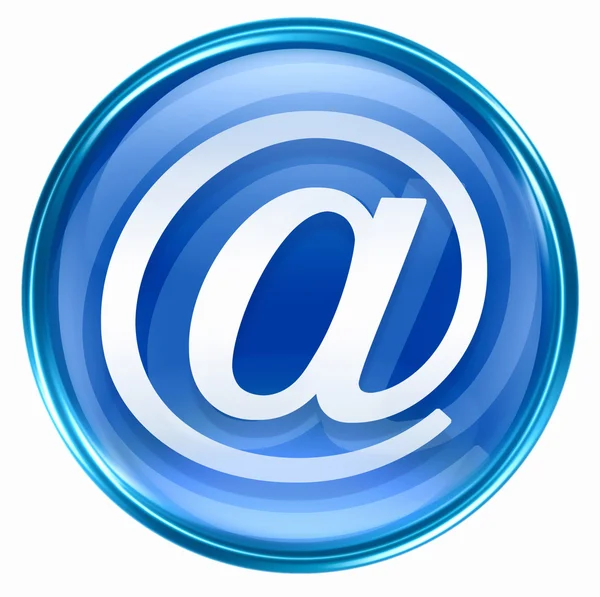 Simbolo email blu . — Foto Stock