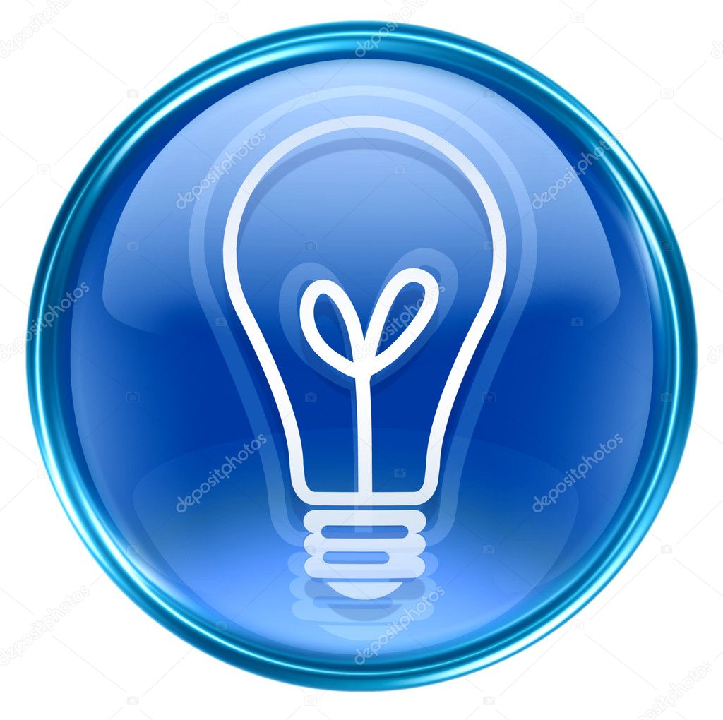 Light Bulb Icon blue.