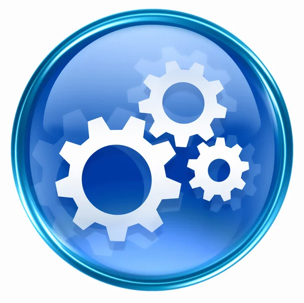 Tools icon blue, isolated on white background — Stock Photo, Image