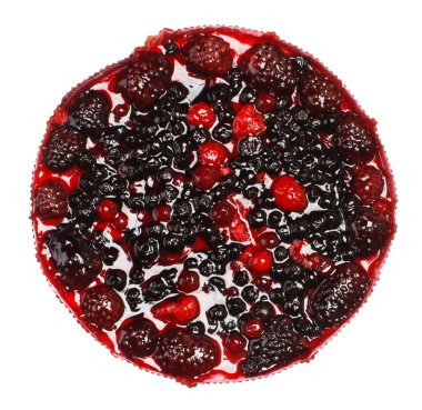 Pie with berries clipart