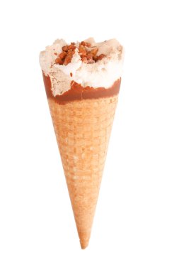 Ice cream in the cone clipart