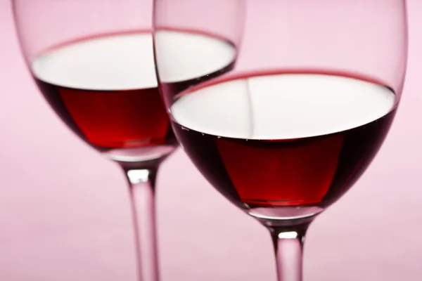 stock image Glasses of red wine