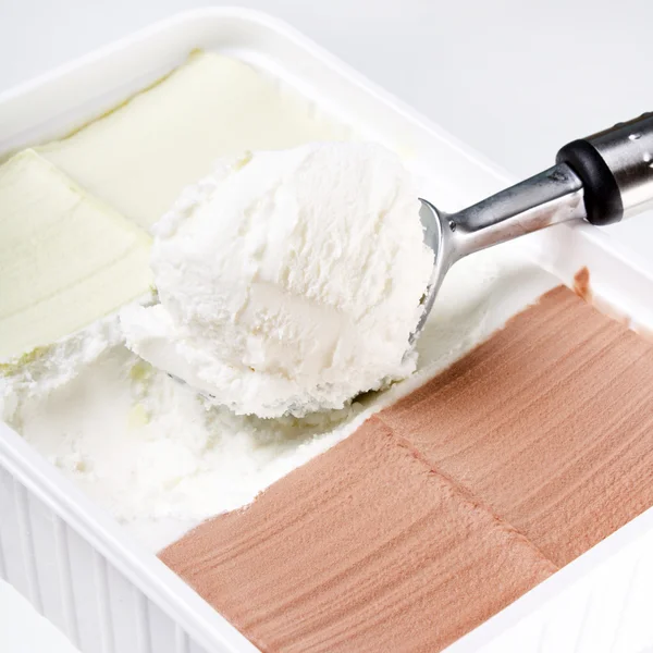 Closeup de sorvete — Fotografia de Stock