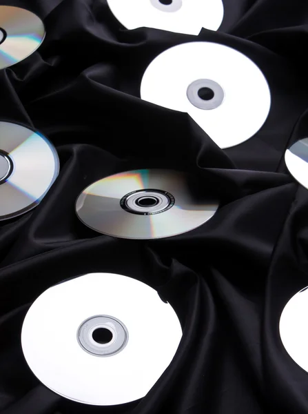 Grupp av CD-skivor — Stockfoto