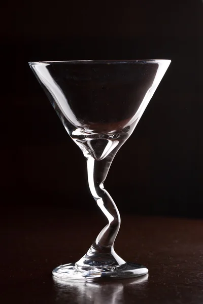 Bicchiere da martini vuoto — Foto Stock