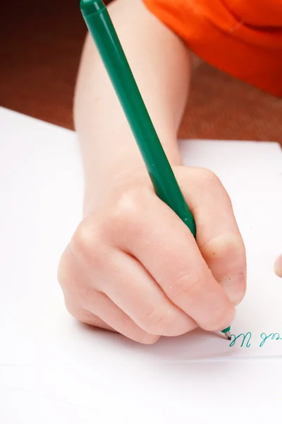 Child's hand drawing — Stock Photo, Image