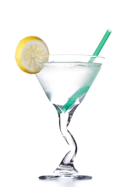 Margarita cocktail with lemon — Stock Photo, Image