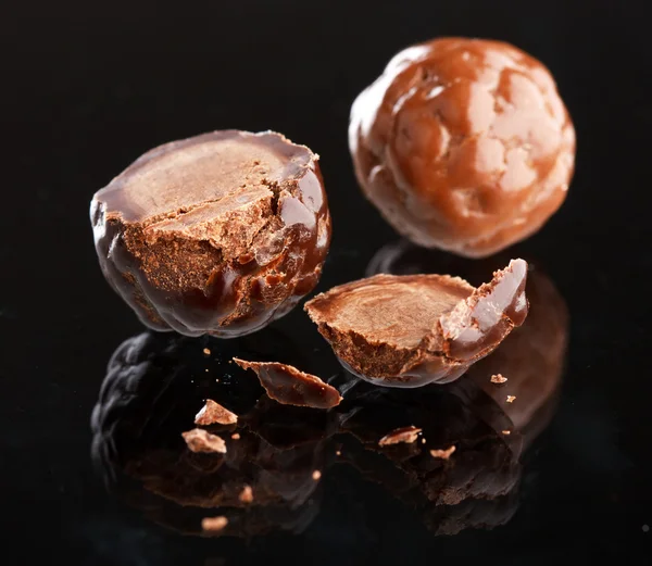 Boules de chocolat — Photo