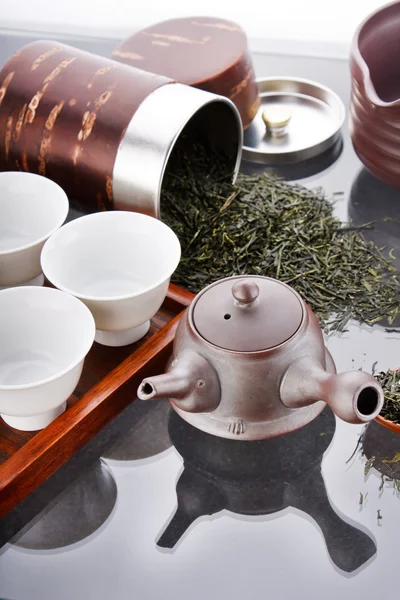 Traditional tea ceremony accessories — Stock Photo, Image