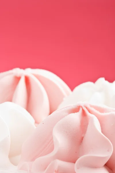 Strawberry and vanilla ice cream — Stock Photo, Image