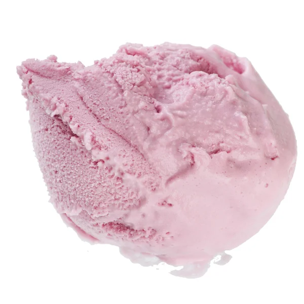 Scoop of strawberry ice cream Stock Picture