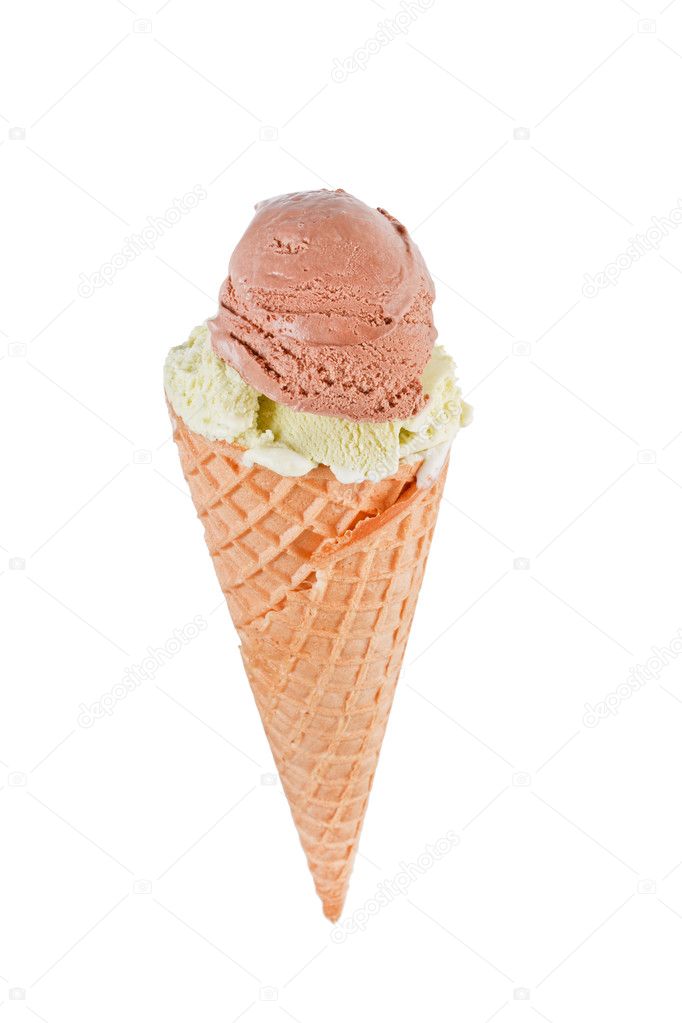 Ice cream in the cone