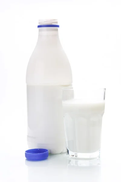 Le lait dans le verre — Photo