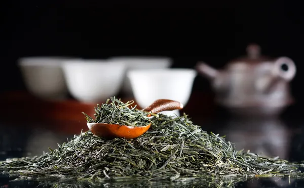 伝統的な茶道アクセサリー — ストック写真